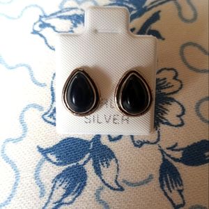 VTG Teardrop Sterling Silver Earrings